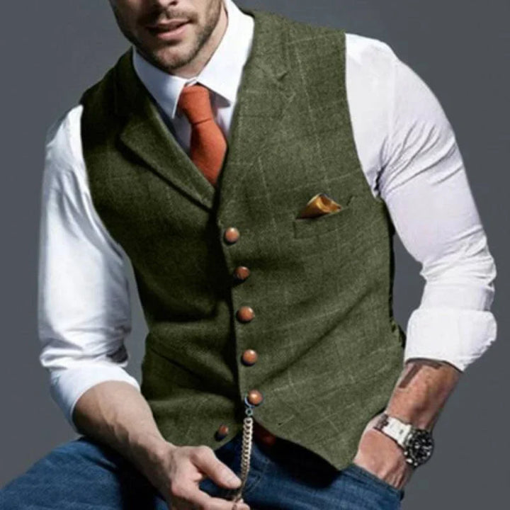 Gilet a Quadri da Uomo – Elegante con Appello Versatile