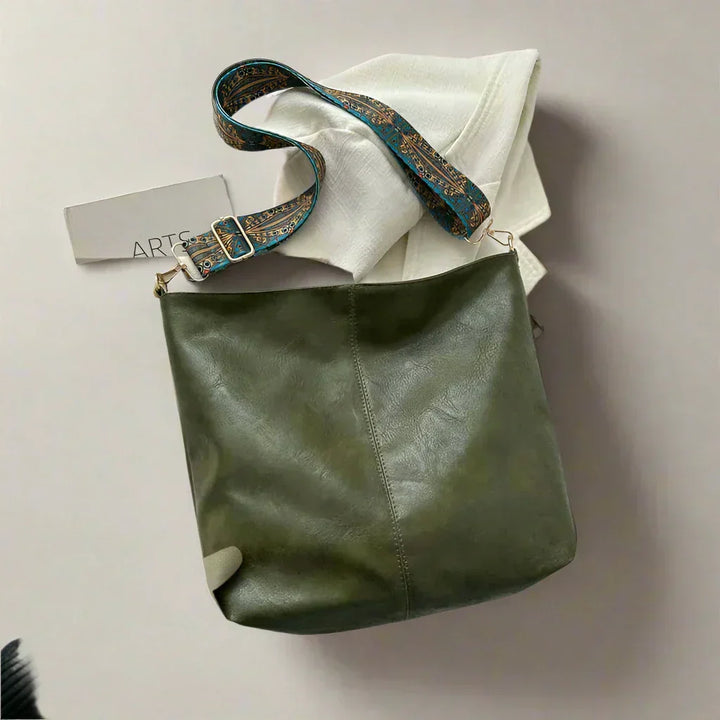Borsa a Spalla in Pelle Vintage per Donne
