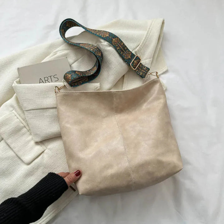 Borsa a Spalla in Pelle Vintage per Donne