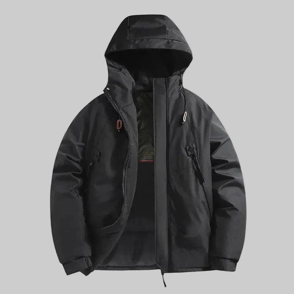Giacca outdoor con chiusura frontale a zip
