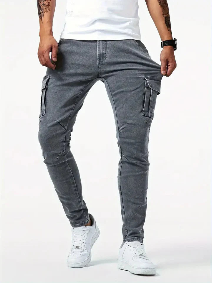 FlexFit – Jeans cargo elasticizzati da uomo