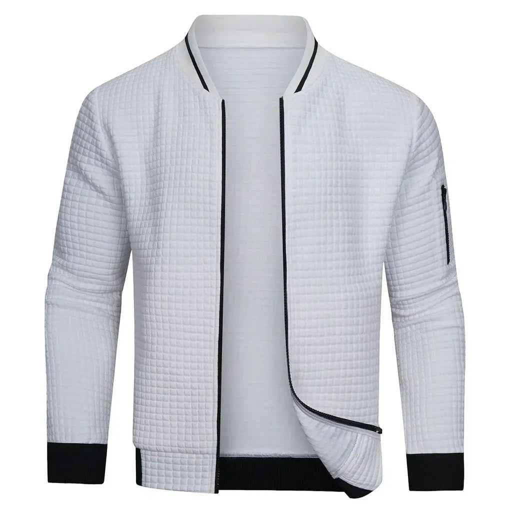 Maglione da Uomo a Mezza Zip – Strato Rilassato per Giorni Freddi