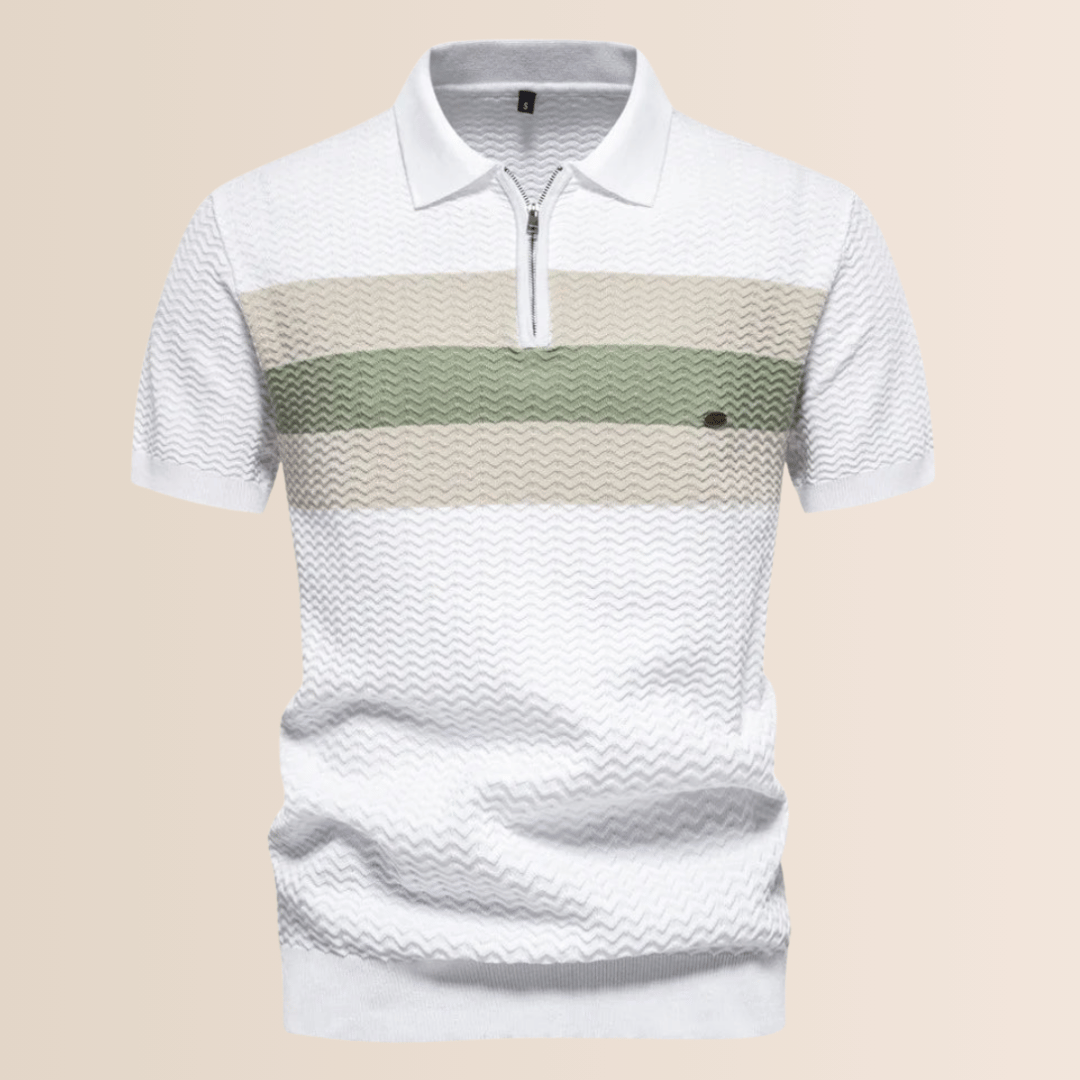 Polo Shirt Design a Righe per Uomini