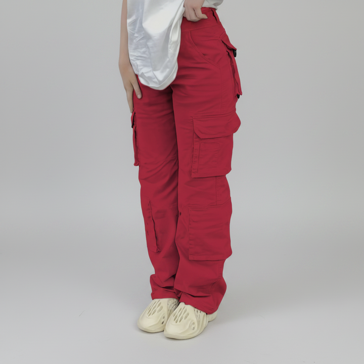 Pantaloni Cargo Alti da Donna