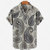 Camicia casual a maniche corte con stampa: uno stile disinvolto per ogni occasione
