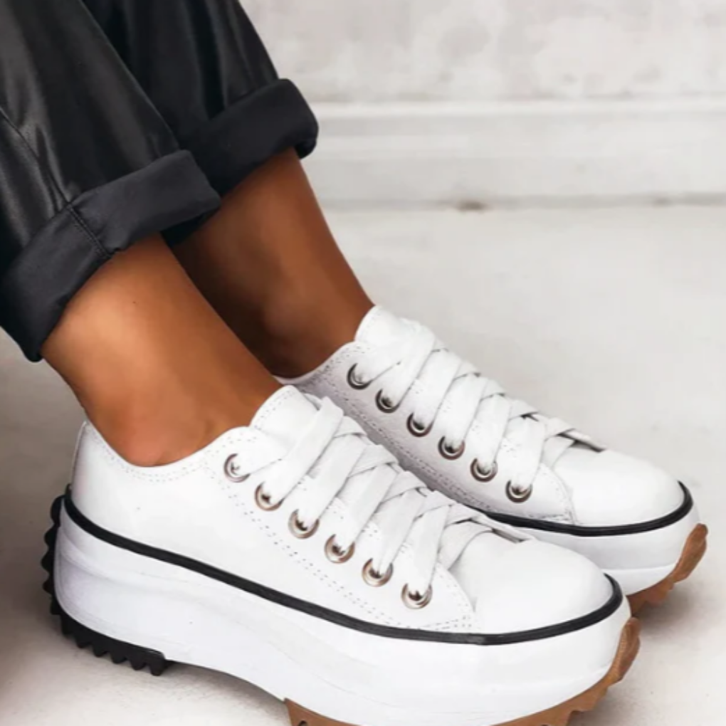 Scarpe da donna con suola plateau e supporto plantare