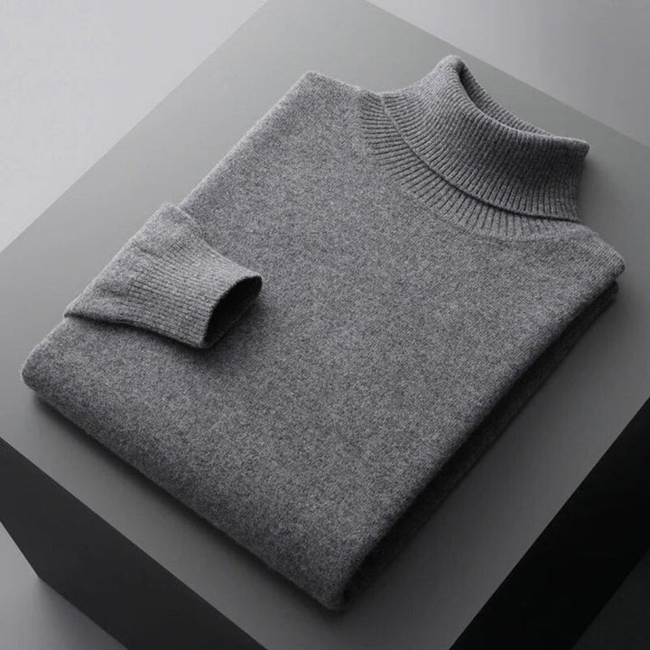 Maglione Collo Alto Uomo – Strato Elegante con Aspetto Raffinato